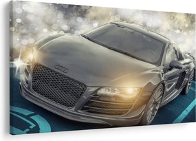 Tablou cu Audi - gri (90x60 cm)