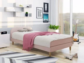 Pat de o persoană 120 cm Mac 2 (roz) (cu saltea). 1070000