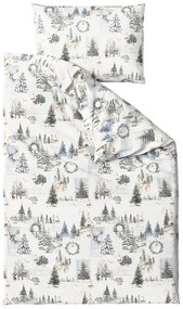 Lenjerie de pat din bumbac WINTER WHISPER colorata Dimensiune lenjerie de pat: 70 x 90 cm | 140 x 200 cm