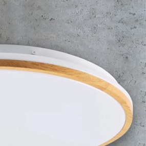 Plafonieră LED WOODY LED/15W/230V d. 28 cm