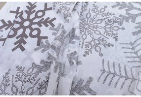 Lenjerie de pat din bumbac alba FULGI DE ZAPADA Dimensiune lenjerie de pat: 70 x 90 cm | 140 x 200 cm