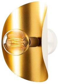 Aplică de perete albă/aurie Sivani – Opviq lights