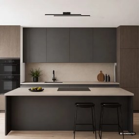 Rabalux 71527 - Plafonieră LED LIRIEN LED/12W/230V 3000K neagră