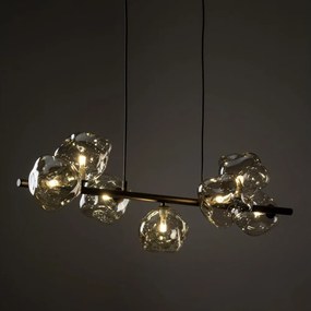 Brilagi - Lustră suspendată pe cablu VULCANO 7xG9/8W/230V bronz/bej fumuriu