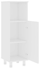 Dulap de baie, alb, 30 x 30 x 95 cm, PAL