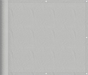 vidaXL Paravan de balcon gri deschis 90x300 cm 100% poliester oxford