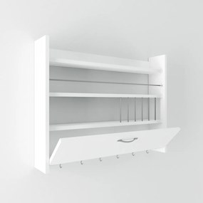 Raft de bucătărie Knott White