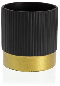Ghiveci ceramic negru 13.5 cm Versa