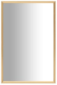 Oglinda, auriu, 60x40 cm 1, Auriu, 60 x 40 cm