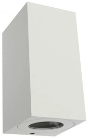 Aplica perete ambientala de exterior IP44 Canto Maxi Kubi 2 alba 49731001 NL