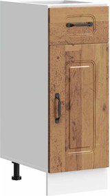 vidaXL Dulap bază de bucătărie „Porto” Lemn vechi, lemn de inginerie