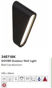 Aplica LED de perete iluminat exterior modern IP54 Rochester