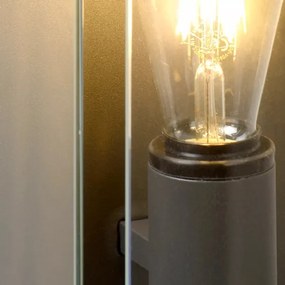Lucide 27883/01/30 - Aplica perete exterior CLAIRE 1xE27/15W/230V