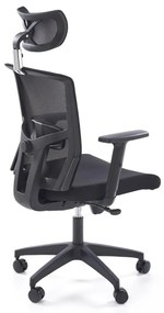 Scaun de birou Mason negru H130 cm