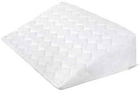 Bellatex Pernă pentru cap cu cusătură, albă, 80 x50 x 20 cm