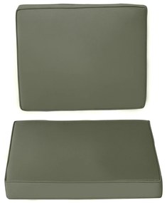 Outsunny Set de 2 perne de șezut pentru scaun perne detasabile confort mari perne matlasate umplute cu spumă material din poliester gri închis | Aosom Romania