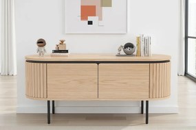 Comoda TV cu furnir de stejar ATELIER 120cm