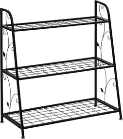STILISTA Suport pentru plante, 82 x 81 x 35 cm, oțel