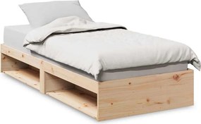 vidaXL Pat de zi fără saltea, 80x200 cm, lemn masiv pin