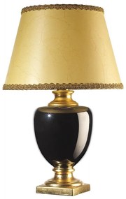 Lampă de masă MOZART 1xE27/22W/230V negru/auriu 75 cm ONLI