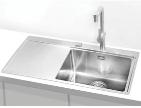 Chiuvetă de bucătărie ALVEUS 1103653 PURE 86x52,5 cm crom