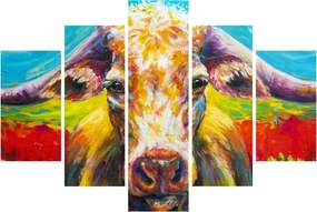 Tablou - Vacă pictată (150x105 cm)