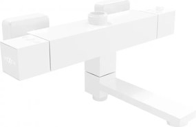 Mexen Cube baterie termostatice pentru cadă și duș, albă - 77910-20