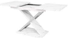 Masă extensibilă de dining, Alb | Aosom Romania