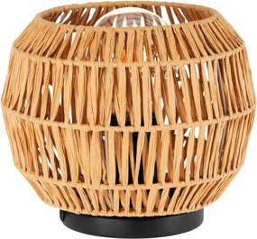 Eglo 44145 - Lampă de masă SHELDON 1xE27/40W/230V maro