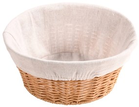 Coș de pâine cu căptușeală din material textil, Ø 25 cm, Kesper