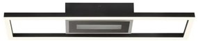 Brilliant-LED RGBW plafonieră cu dimmer BESSON LED/20W/230V 3000-6500K negru + telecomandă
