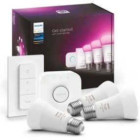 Kit de pornire Philips Hue WACA, 3x E27/9W, 2000–6500 K + dispozitiv de conectare