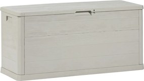 WOODYS Garden cutie de depozitare din plastic 280 L, gri des