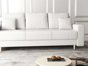 Canapea extensibilă dumonde cu ladă de depozitare si sezut confortabil din spuma high-density, Kronos Zoom Gri 210x100 cm