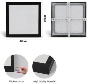Plafonieră LED pentru baie Brilagi FRAME LED/24W/230V 3000/4000/6000K IP44 negru