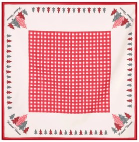 Față de masă cu motive Brazi de Crăciun, 80 x 80 cm, 80 x 80 cm