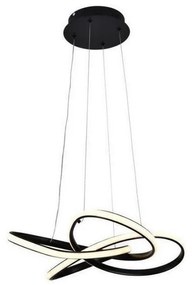 Lustră LED dimabilă pe cablu LED/40W/230V 3000-6500K negru + telecomandă