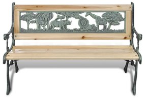 41013 vidaXL Bancă de grădină pentru copii, 84 cm, lemn