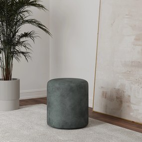 Taburet Tapitat Mali, Menta, Stofa, L 41 x l 41 x H 45 cm