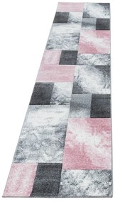 Covor tip traversă roz/gri 80x300 cm Hawaii – Ayyildiz Carpets