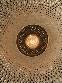Lampadar din bambus KALIMANTAN orizontal L natur, 60cm