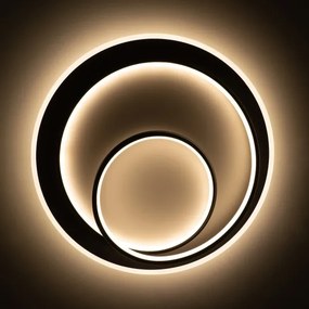 BRILAGI - Plafonieră LED dimabilă FLARE LED/70W/230V Ø 50 cm albă/neagră + telecomandă