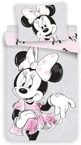 Disney Minnie Beautiful set de lenjerie de pat 140×200cm, 70×90 cm