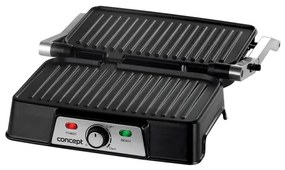 Grătar de contact Concept ge2005 1500W/230V oțel inoxidabil/negru