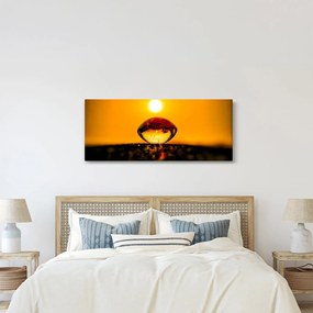 Tablou - Picături din sticlă (120x50 cm)
