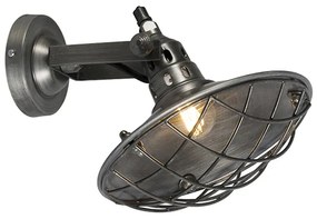 Lampă de perete rustică din oțel basculabilă - Stradt
