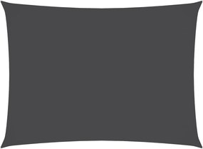 vidaXL Pânză parasolar antracit 3x5 m țesătură oxford dreptunghiular