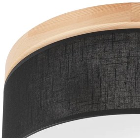 Plafonieră Brilagi BELLADONNA 2xE27/15W/230V d. 40 cm negru/pin