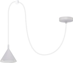 Brilagi - Lustră suspendată pe cablu CONE SINGLE SPIDER 1xGX53/15W/230V albă