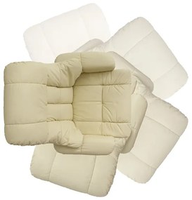 Fotoliu reclinabil HABI crem/nuc